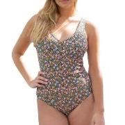 Trofe Aruba Swimsuit Grønn blomstre 40 Dame