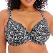 Elomi Pebble Cove Underwire Plunge Bikini Top Svart F 95 Dame