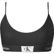 Calvin Klein BH CK96 Unlined Bralette Svart bomull Medium Dame