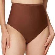 Triumph Truser Shape Smart Highwaist Thong Brun Medium Dame