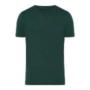 JBS of Denmark Wool T-shirt Grønn ull X-Large Herre