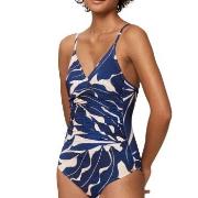 Triumph Summer Allure Padded Swimsuit 01 Hvit/Blå C 40 Dame