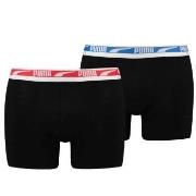 Puma 2P Men Multi Logo Boxer Mixed bomull Large Herre