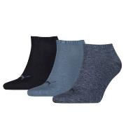 Puma Strømper 3P Sneaker Socks Jeansblå Str 43/46