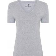 JBS of Denmark Bamboo V-neck Women Slim T-shirt Lysgrå XX-Large Dame