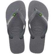 Havaianas Brasil Logo Grå Str 43/44