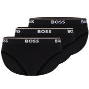 BOSS 3P Power Brief Svart bomull Medium Herre