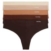 Calvin Klein Truser 5P Invisible Thongs Mixed X-Small Dame