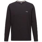 BOSS Mix and Match Long Sleeve Shirt Svart bomull X-Large Herre