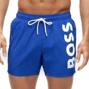 BOSS Badebukser Octopus Swimshort Blå polyamid Medium Herre