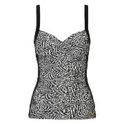 Damella Geena Patterned Protes Tankini Top Svart 42 Dame