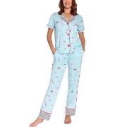 PJ Salvage Dalamatian Dog Pyjama Blå X-Small Dame