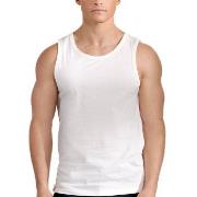 Bread and Boxers Tank Relaxed Benhvit økologisk bomull Large Herre