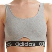 adidas BH Scoop Bralette Grå bomull Small Dame