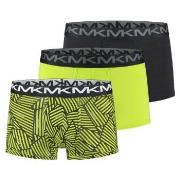 Michael Kors 3P Stretch Factor Trunks Svart/Gul bomull Small Herre