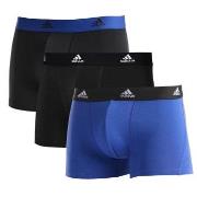 adidas 3P Active Flex Cotton Trunk Blå bomull Small Herre