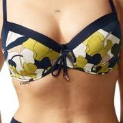 Chantelle Flowers Underwire Bikini Bra Blå m blomster D 85 Dame