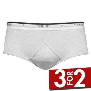 Jockey Cotton Y-front Brief Grå bomull Large Herre