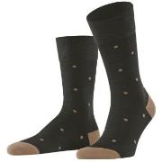 Falke Strømper Dot Socks Brun bomull Str 39/42 Herre