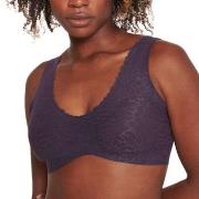 Sloggi BH ZERO Feel Lace 2.0 Bralette Mørkelilla Medium Dame