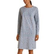 Calida Nights Long Arm Sleepshirt Lysblå bomull Medium Dame