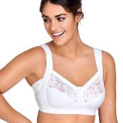 Miss Mary Lovely Lace Support Soft Bra BH Hvit B 100 Dame