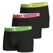 adidas 3P Active Flex Cotton Trunk Helsvart bomull Small Herre