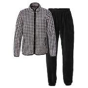 Trofe Houndstooth Set Svart polyester Small Dame