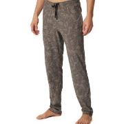 Schiesser Mix Plus Relax Long Pants Brun Mønster bomull 54 Herre