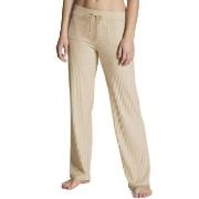 Calida Home Hub Pants Krem bomull X-Small Dame