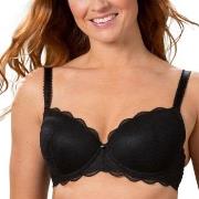 Trofe Julia Lace Padded Bra BH Svart polyamid A 75 Dame