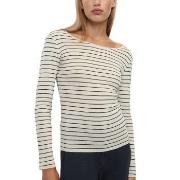 Marc O Polo Long Sleeve Top Benhvit Small Dame