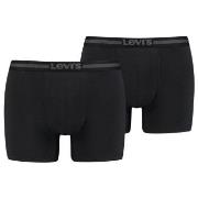 Levis 2P Tencel Boxer Brief Svart lyocell Large Herre