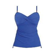 Fantasie Beach Waves Underwire Twist Tankini Blå polyamid D 80 Dame