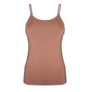 Magic Bamboo Cami Top Mocca X-Large Dame