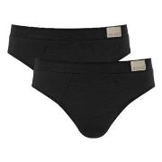 Sloggi 2P For Men GO Natural Brief Svart bomull X-Large Herre