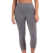 Magic Lounge Cropped Legging Grå polyamid Medium Dame