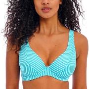 Freya Jewel Cove UW High Apex Bikini Top Turkis Mønster F 65 Dame