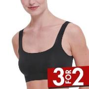 Sloggi BH ZERO Feel 2 0 Top Svart Medium Dame