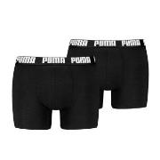 Puma 2P Men Everyday Basic Boxer Svart bomull Large Herre