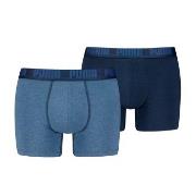 Puma 2P Men Everyday Basic Boxer Denimblå bomull Large Herre