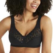 Swegmark BH True Beauty Fairtrade Soft Bra Svart bomull C 85 Dame