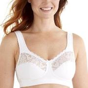 Swegmark BH True Beauty Fairtrade Soft Bra Hvit bomull C 75 Dame