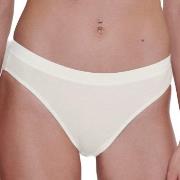 Sloggi Truser 3P GO Casual High Leg Brief Hvit bomull Large Dame