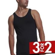 Sloggi 2P Men GO ABC 2 0 Tank Top Svart bomull Small Herre