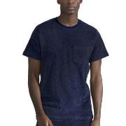 Bread and Boxers Terry T-Shirt Marine økologisk bomull X-Large Herre