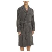 Tommy Hilfiger Cotton Towelling Bathrobe Grå bomull Large Herre