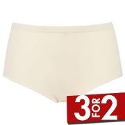 Damella Truser High Waist Maxi Brief Vanilje merinoull 38 Dame