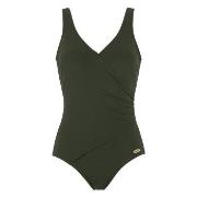 Damella Julia Chlorine Resistant Swimsuit Mørkgrørnn  polyamid 42 Dame