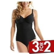 Damella Liza Swimsuit Svart G 44 Dame
